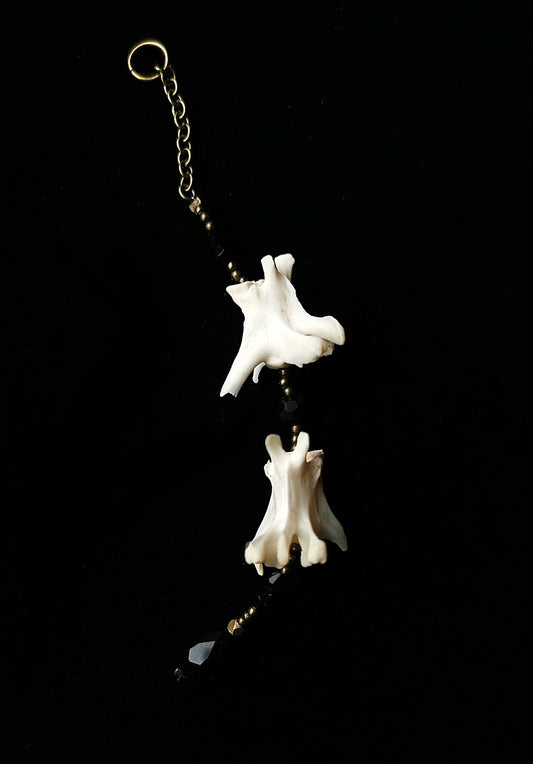 Rabbit vertebrae suncatcher