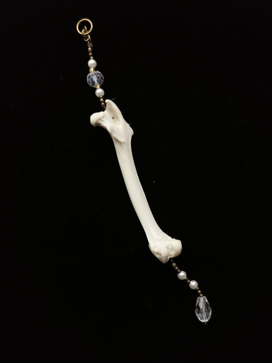 Rabbit humerus suncatcher