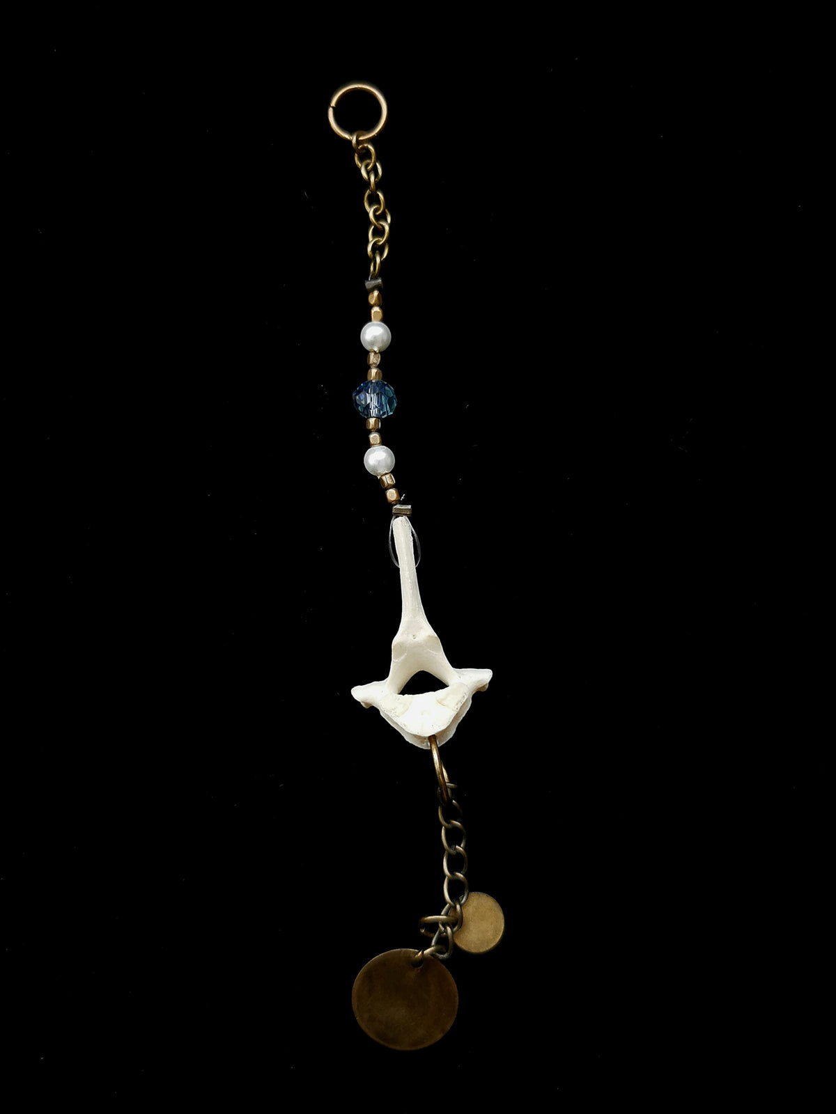 Rabbit vertebrae suncatcher