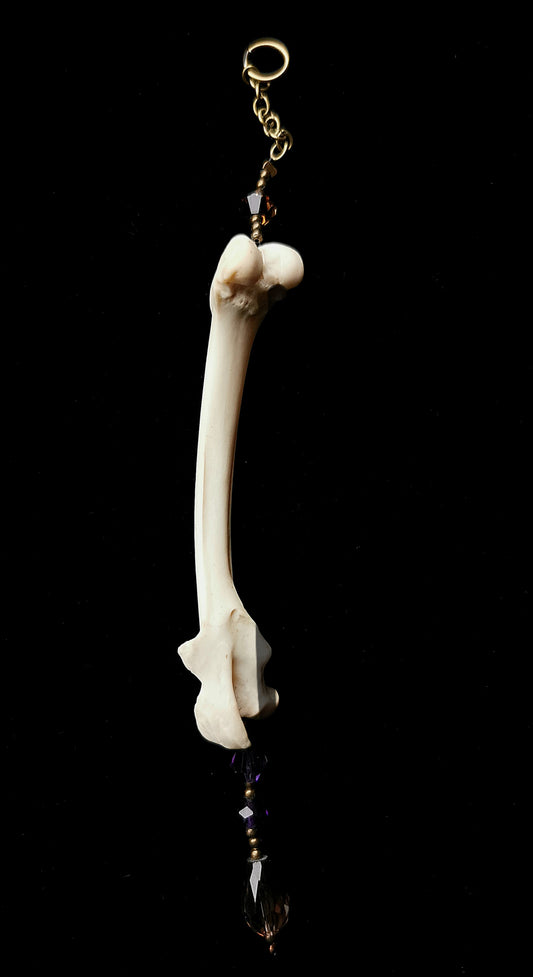 Rabbit humerus suncatcher