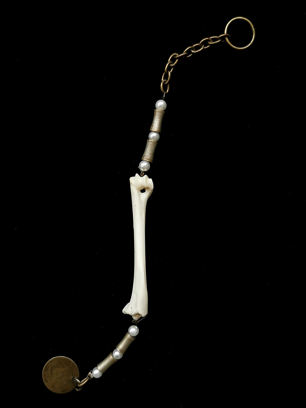 Rabbit humerus suncatcher